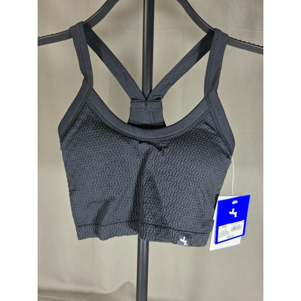 JoyLab XS Seamless Racerback Sports Bra Black Flexible‎ Active Women Joy Lab